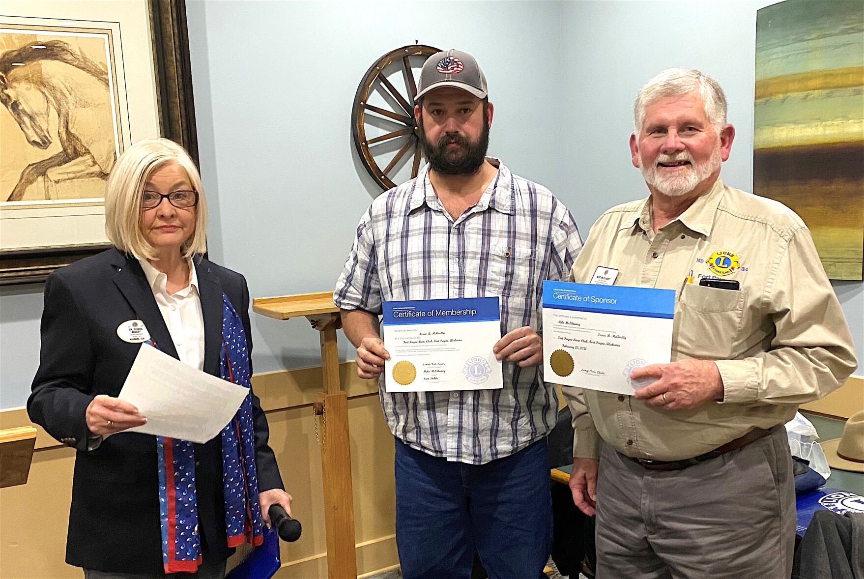 Fort Payne Lions Club inducts new members at recent meeting